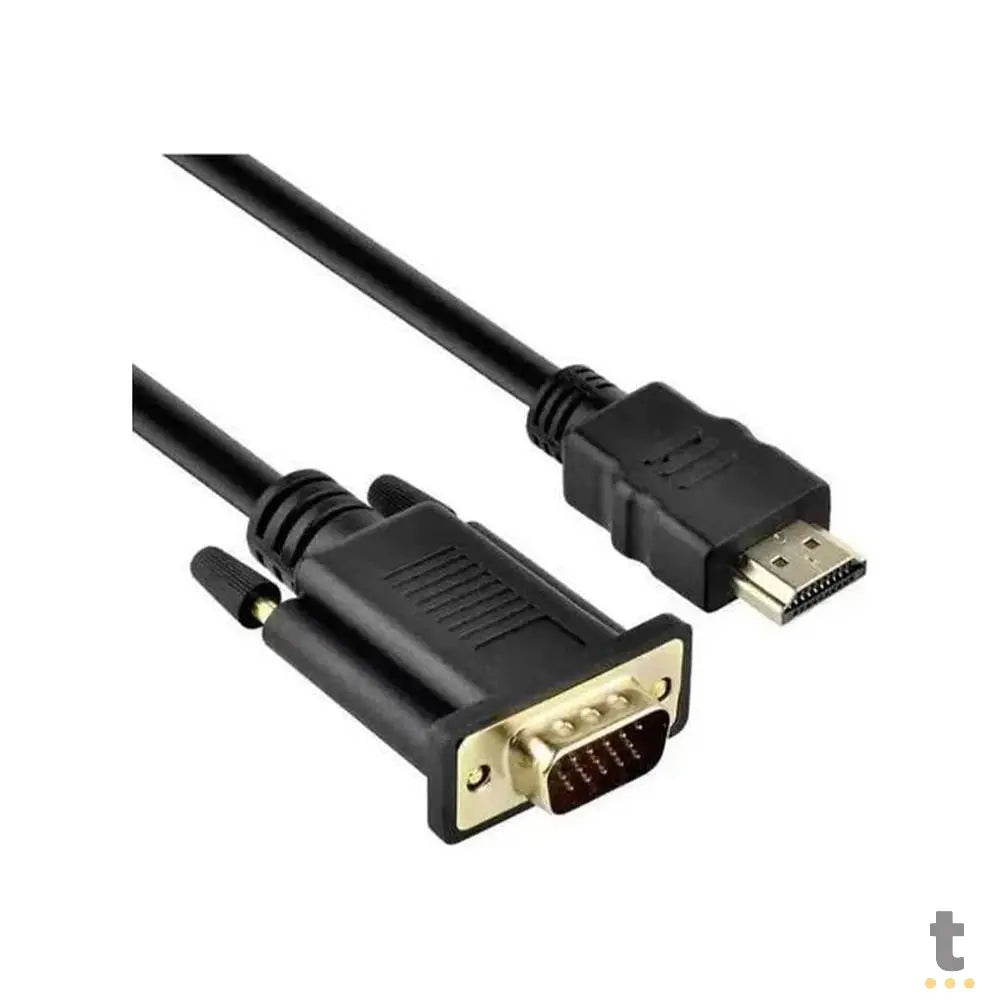Cabo Conversor Hdmi para Vga 1.8mt Knup - KP-YP5028 Truedata